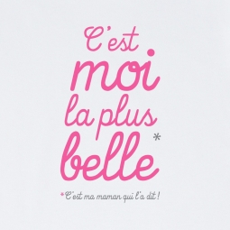 Body bébé C'est moi la plus belle