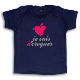 T shirt bébé Je suis à croquer