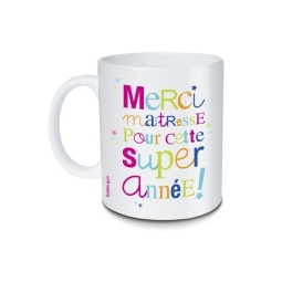 Mug Merci maîtresse pour cette super année