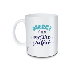 Mug Merci à mon maître préféré