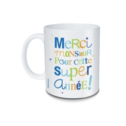 Mug Merci monsieur pour cette super année
