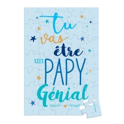 Puzzle à Message Surprise Papy Génial