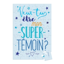 Puzzle à Message Surprise Témoin garçon