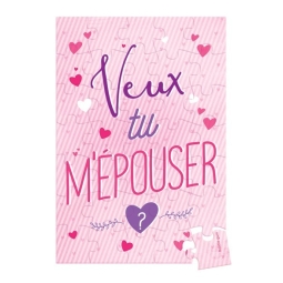 Puzzle à Message Surprise Veux-tu m'épouser