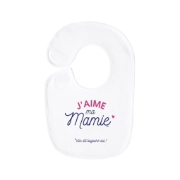 Bavoir enfant humoristique J'aime mon Papa