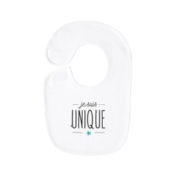 Bavoir enfant humoristique Je suis unique