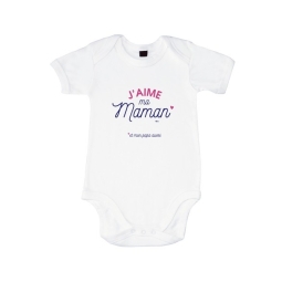 Body bébé J'aime ma Maman