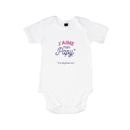 Body bébé J'aime mon Papy