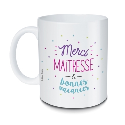 Mug Merci maîtresse et bonnes vacances