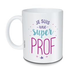 Mug Super prof "fuchsia"