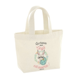 Petit cabas La chasse aux oeuf est ouverte