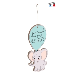 Plaque de porte enfant - Je m'envole aux pays des rêves