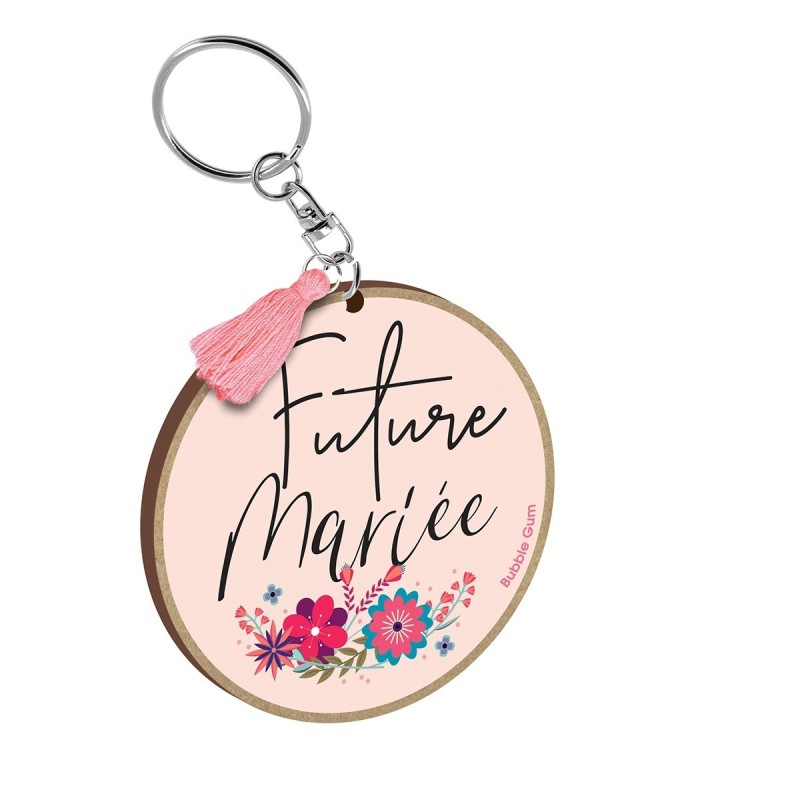 Porte clés imprimés - Future mariée