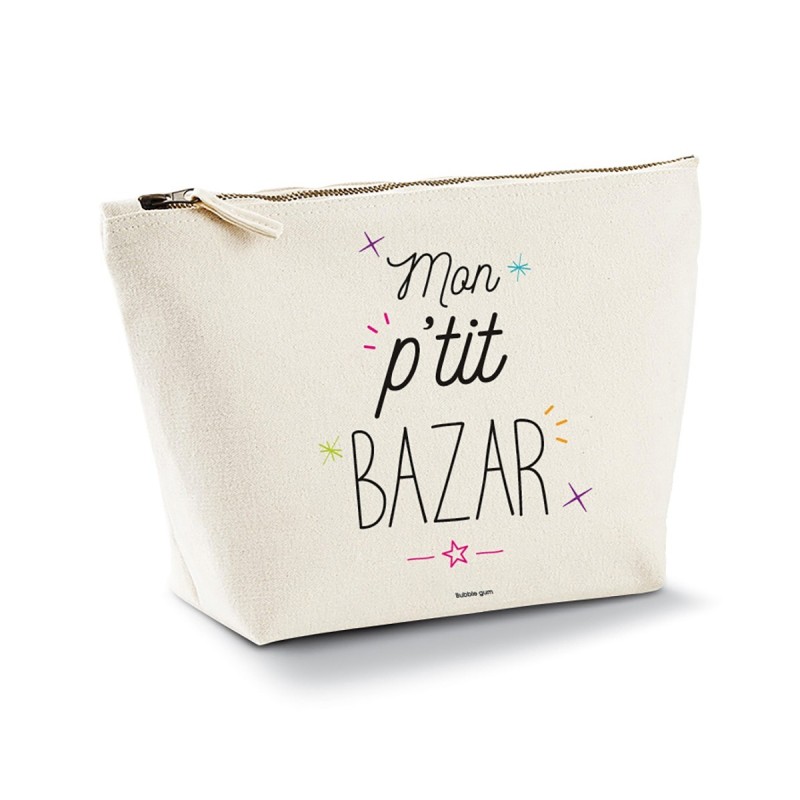 Pochette personnalisable Le p'tit Bazar de avec le prénom ou la phrase