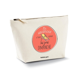 Trousse - En vacances c'est tous les jours dimanche