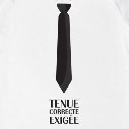 T shirt bébé Tenue correcte exigée