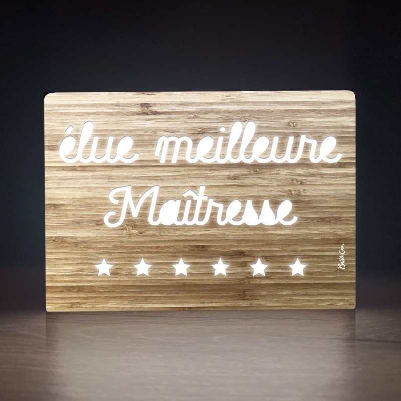 Little light box bois - Elue meilleure maitresse